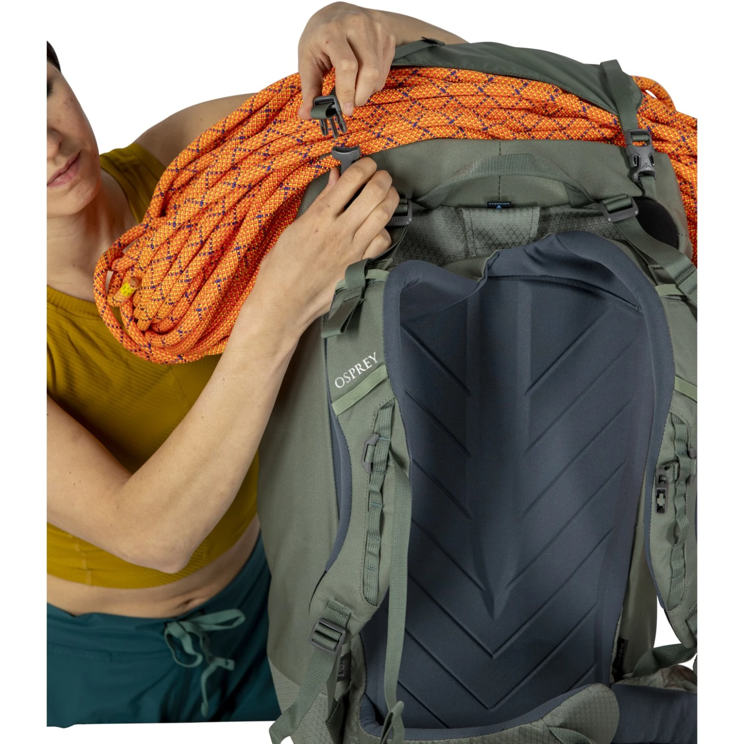 Osprey Zealot 45 Backpack - Rocky Brook Green - S/M 9 Osprey Zealot 45 Backpack - Rocky Brook Green - S/M - Image 7
