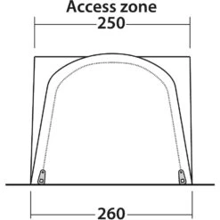 Outwell Newburg 160 Air Awning - Grey -Camping Keuken Verkoop outwell newburg 160 air 111170 05 1157289