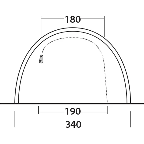 Outwell Starhill 5A Tent - Blauw 8 Outwell Starhill 5A Tent - Blauw - Image 6