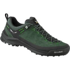 Salewa Wildfire Leather Approachschoenen - Raw Green/black 5331