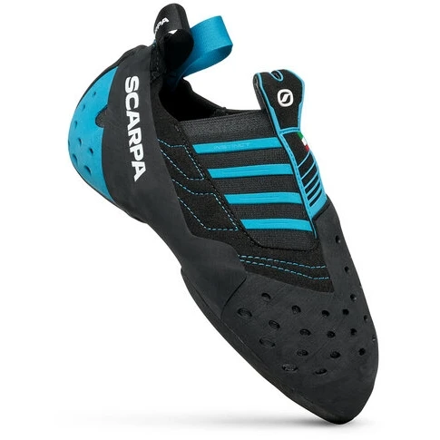 Scarpa Instinct S Klimschoenen - Black/azure 3 Scarpa Instinct S Klimschoenen - Black/azure