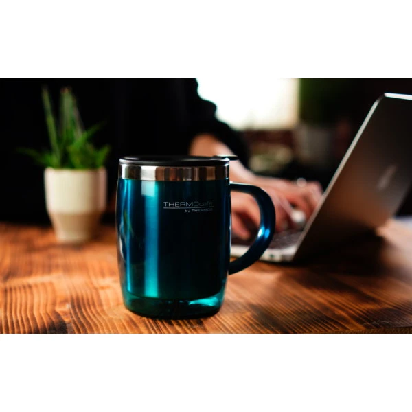 THERMOS® TC Desktop Cup 0.35L Thermo Mok - Bordeaux Paars Gepolijst 5 THERMOS® TC Desktop Cup 0.35L Thermo Mok - Bordeaux Paars Gepolijst - Image 3