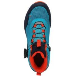 Trollkids Trollfjord Hiker Mid Kinder Wandelschoenen - Lake Blue/Bright Orange -Camping Keuken Verkoop trollkids kids trollfjord hiker mid shoes lake blue bright orange 6 1528315