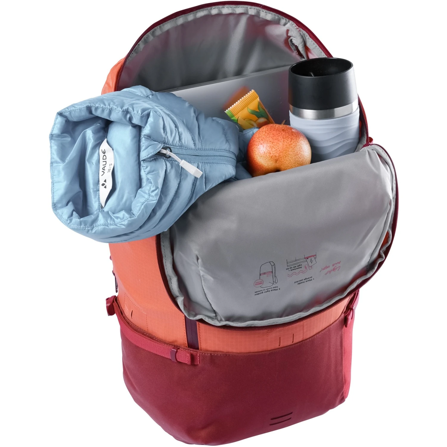 Vaude CityGo 30 Backpack - Hotchili 5 Vaude CityGo 30 Backpack - Hotchili - Image 3